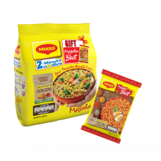Nestlé MAGGI 2-Minute Noodles Masala 4 Pack with Free MAGGI Masala Blast